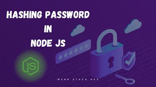 Hashing Passwords in NodeJS  bcrypt and decrypt password  Nodejs [upl. by Pinckney]