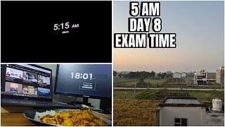 Day 8 Early Start Exam Day amp Struggling to Focus  Study Vlog [upl. by Philip]