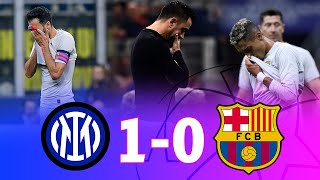 Inter Milan vs Barcelona 10 Champions League Group Stage 202223  MATCH REVIEW [upl. by Lundell]