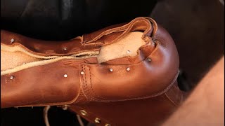 How Boots Are Made Step by Step  Nicks Handmade Boots [upl. by Buzzell900]