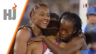 2000 Sydney  Finale du relais 4x400m féminin [upl. by Airednaxela875]