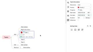 EdrawMind Tutorial  Tasks [upl. by Cherilyn]