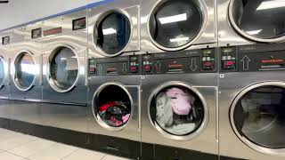 ASMR LAUNDROMAT WASHING MACHINE DRYER SOUNDS RELAXING AMBIENCE [upl. by Icart]