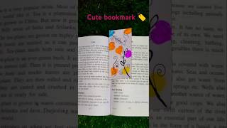 cute bookmark ideas with paper art craft artandcraft shorts [upl. by Eidoj]