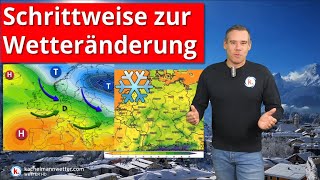 Schrittweise zur Wetteränderung erst mehr Tiefs dann Winteroptionen nächste Woche [upl. by Arem738]