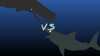 sperm whale vs megalodon [upl. by Elmore316]