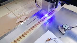 Industrial laser usage of 10 watt diode 445 nm blue laser [upl. by Ocirled]