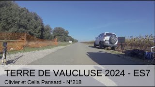 Terre de Vaucluse 2024  ES7  205 GTI Equipage Olivier amp Celia Pansard [upl. by Ssor]