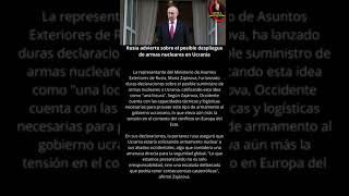 Armas nucleares para Ucrania noticias [upl. by Ayotan468]