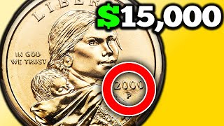 SUPER RARE Gold Dollar Coins Worth Thousands of Dollars Sacagawea Dollar Errors [upl. by Philis]