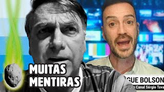 BOLSONARO SOLTA FAKE NEWS PESADAS EM LIVE COM YOUTUBER PORTUGUÊS [upl. by Gamaliel]