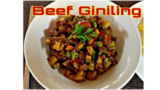 Beef Giniling  Masarap na beef giniling  Paano mag luto ng Beef giniling [upl. by Indnahc149]