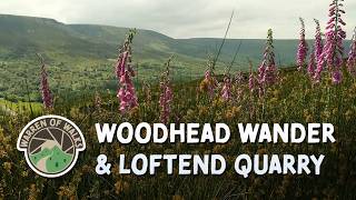 Woodhead Wander and Loftend Quarry Crowden  Peak District  quietwalks nature slowtv [upl. by Racklin226]