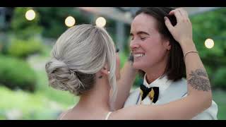 Brooke  Micah  our bohobackyard lesbian wedding [upl. by Garges862]