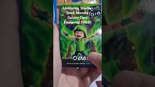 Unboxing Starter Deck Monsta GC Elemental monstagalaxycard Video by Aidil [upl. by Lehsar491]