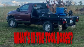 Service Truck in the Making and a Look at My Shop Tools Tool Tool Box Review [upl. by Aihsetel354]