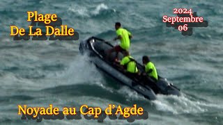 Cap dAgde  danger de la mer  2024 sept 06 [upl. by Ahsyas]