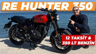 350 Litre Benzin Hediyeli Motosiklet Royal Enfield Hunter 350 İnceleme [upl. by Ronni]