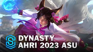 Dynasty Ahri Skin Spotlight  League of Legends [upl. by Jacobba336]