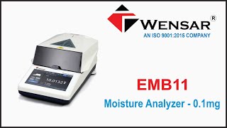 EMB11  Moisture Analyzer [upl. by Ilowell675]