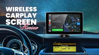 DriveLink 7quot Portable CarPlay Screen Review CarPlayAndroid Auto Screen for a Smarter Drive [upl. by Ambler]