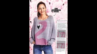 Пуловер  Вязание Спицами  новинки  2019  Pullover Knitting with Spokes [upl. by Kerwin]