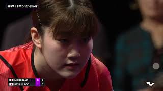 FULL MATCH  Miu Hirano vs Satsuki ODO  WS R16  WTTMontpellier 2024 [upl. by Sucerdor43]