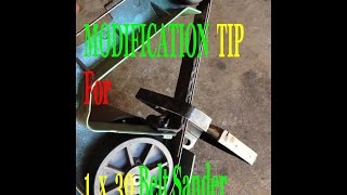 Best Modification Tip for 1 X 30 Belt Sander [upl. by Dickson820]