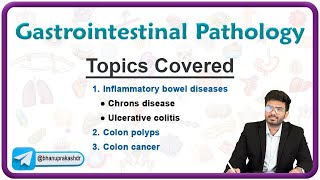 Gastrointestinal Pathology  Crhons disease Ulcerative colotis Colon polyps and Colon cancer [upl. by Aisel662]