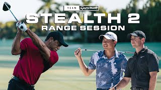 Team TaylorMades Uncut Full Stealth 2 Range Testing Session  TaylorMade Golf [upl. by Atekal]