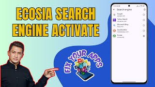 How to Activate the Ecosia Search Engine on the Chrome Browser [upl. by Sanferd]