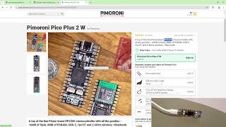 Hopper getting started with a Pimoroni Pico Plus 2 W [upl. by Ledua631]