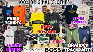 100 Original Clothes 🔥  TshirtsPoloneckShirtsTrackpants  Branded Clothes in Mumbai [upl. by Barnes]