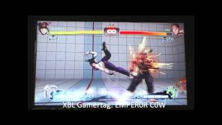 SUPER STREET FIGHTER IV JURI  COMBOS COLLECTION midscreen combos without feng shui engine [upl. by Pool]