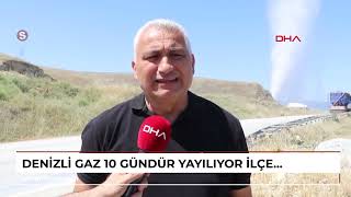 DENİZLİ Gaz 10 gündür yayılıyor ilçe halkı tedirgin [upl. by Aitnwahs204]