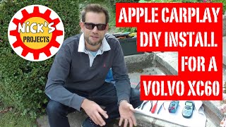 Heres how to Retrofit Apple CarPlay or Android Auto aftermarket on a Volvo XC60 [upl. by Ahsinam709]