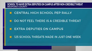 Bedford Co authorities find school threat noncredible [upl. by Arodoeht]