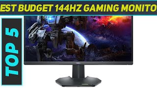 Top 5 Budget 144Hz Gaming Monitor in 2024 [upl. by Kopans531]