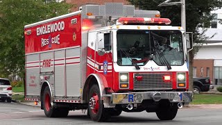 Englewood Fire Department Rescue 1 Responding 10122 [upl. by Gasparo]