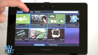 BlackBerry PlayBook 20 OS Review [upl. by Lemuela322]