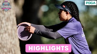 Round 2 Highlights  2024 Throw Pink Women’s Disc Golf Championship [upl. by Matthews]