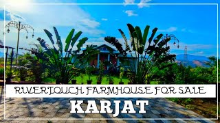 Rivertouch 70 Guntha Ready Farmhouse For Sale 7 km from Karjat station9773181911 [upl. by Pippas]