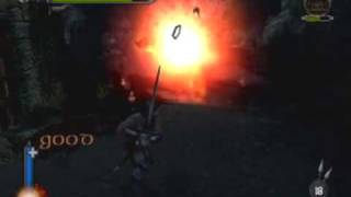 Lord of the Rings The Two Towers PS2 Walkthrough  11  Helms Deep Breached Wall 12 [upl. by Nileak]