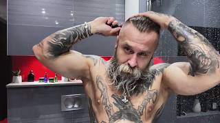 Doppelgänger Beard Struggle Routine Bathroom Fun [upl. by Boffa]