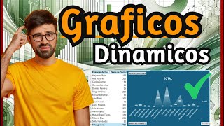 Como hacer gráficos dinámicos desde cero en cinco minutos ✅ Excel Fácil y paso a paso [upl. by Nodarb]