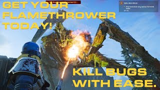 FLAMETHROWER BUFF ROCKS  Helldivers 2 [upl. by Piggy222]