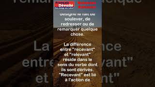 Recevant et Relevant shorts Une Lettre [upl. by Jeanie]