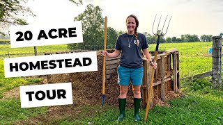 2023 Homestead amp Farm Tour  A Homesteading Family [upl. by Erret]