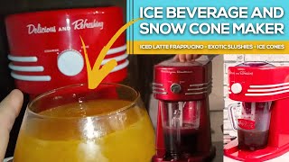 Slush Machine Maker At Home Nostalgia Coca Cola Slushi Snow Cone Retro Frozen Drink Maker [upl. by Trepur]