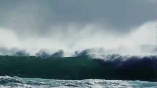 Huge wave windsurf action in Greece [upl. by Enyahs]